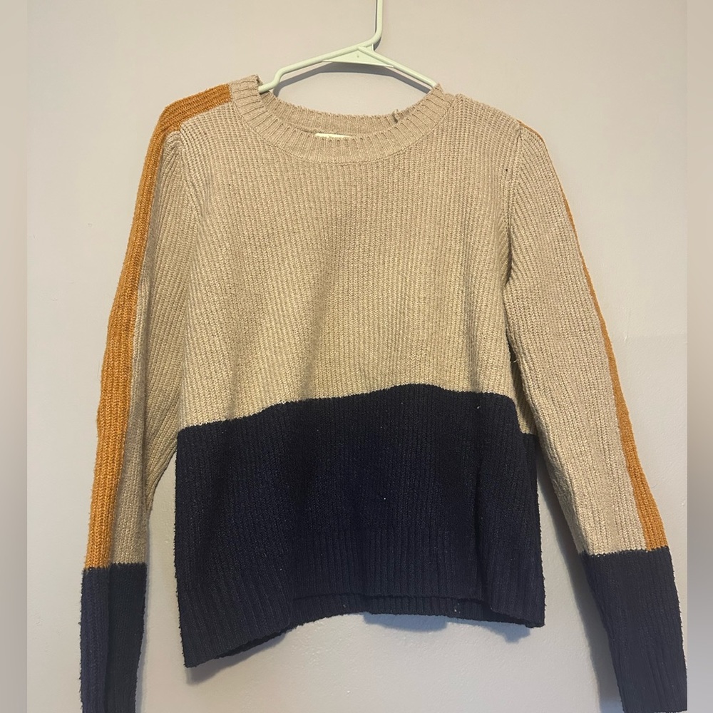 Soft & cozy color-block sweater